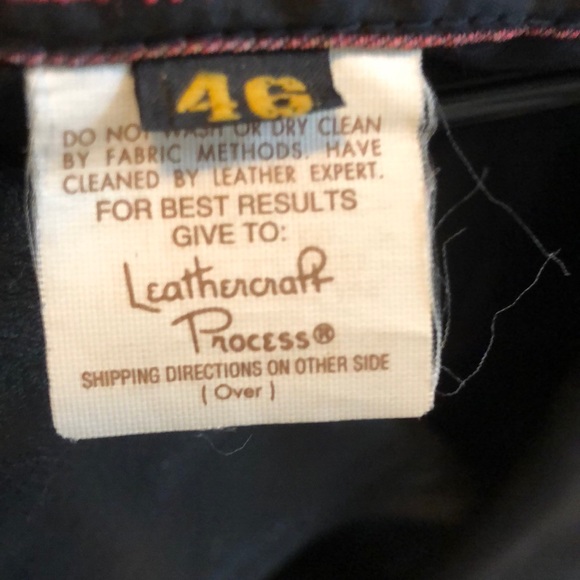 Vanguard leather motorcycle Jacket! - Picture 4 of 8